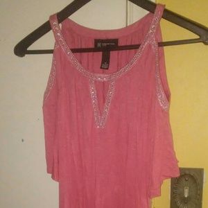 Nice long pink blouse